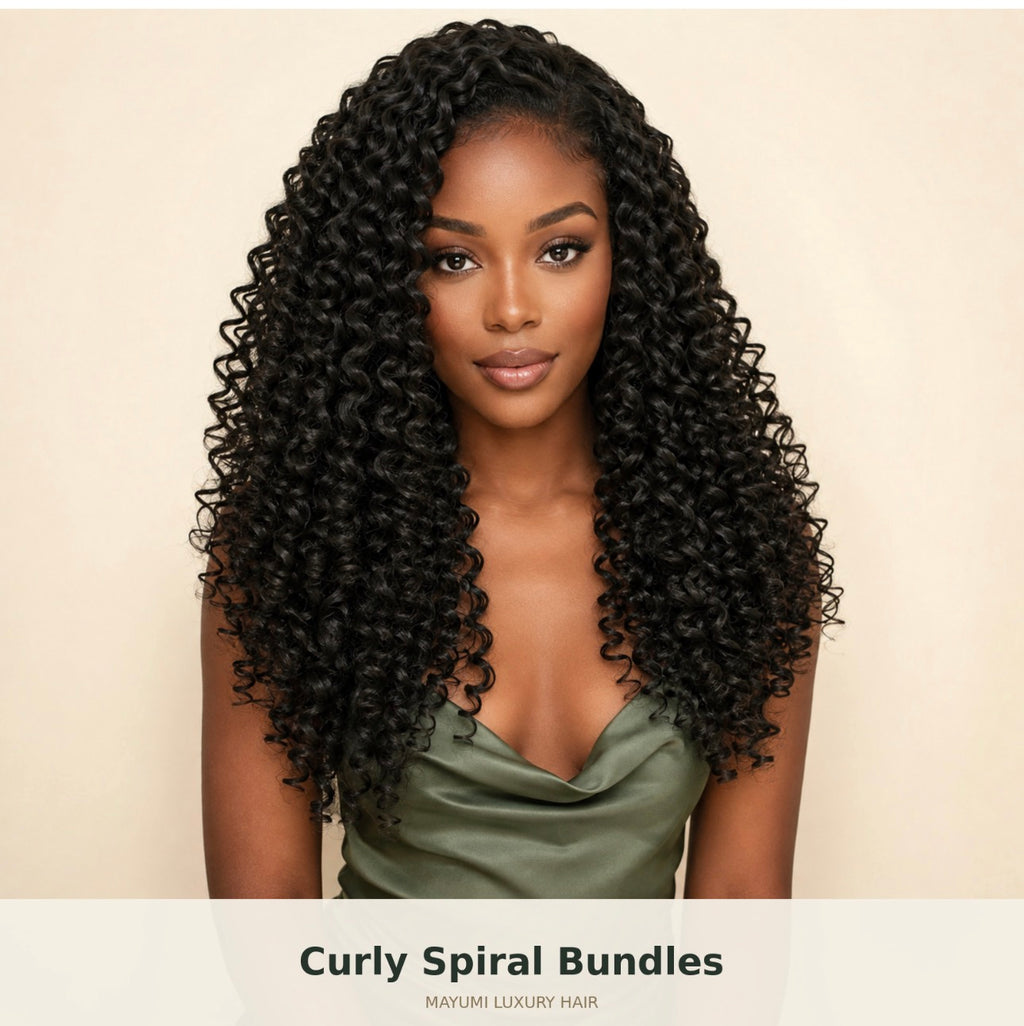 Curly Spiral Wefts