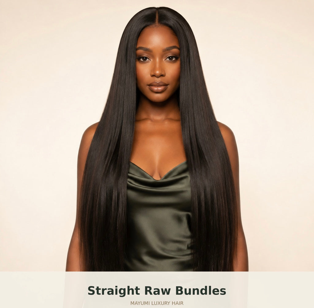 Straight Raw Wefts